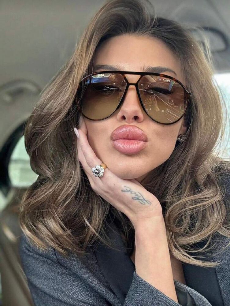 Tortoiseshell Brown Aviator Sunglasses