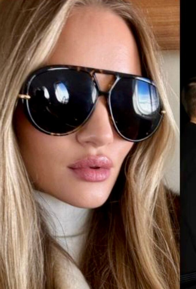 Black Oversized Aviator Sunglasses