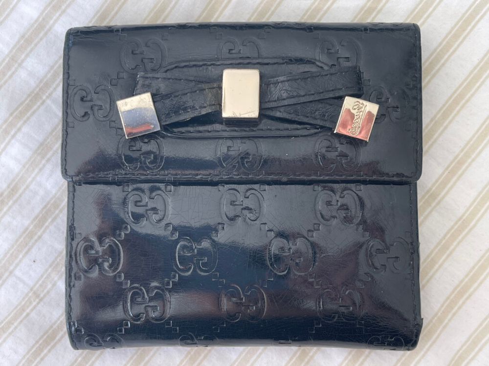 Vintage *GUCCI* Bow Bifold Wallet