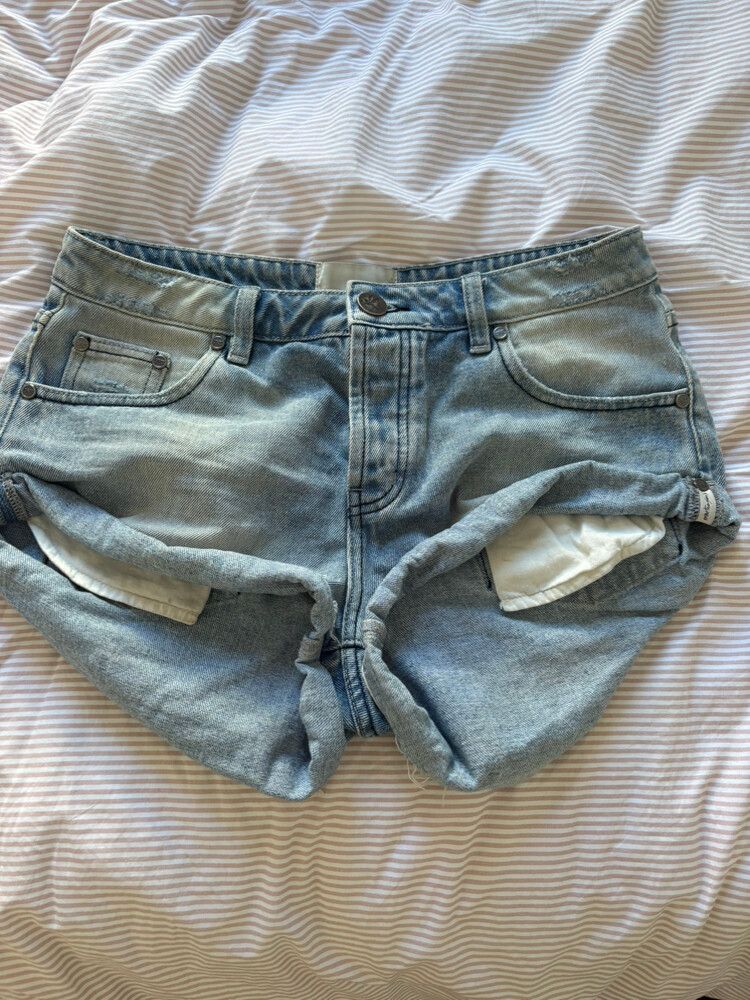 One Teaspoon Blue Denim Shorts