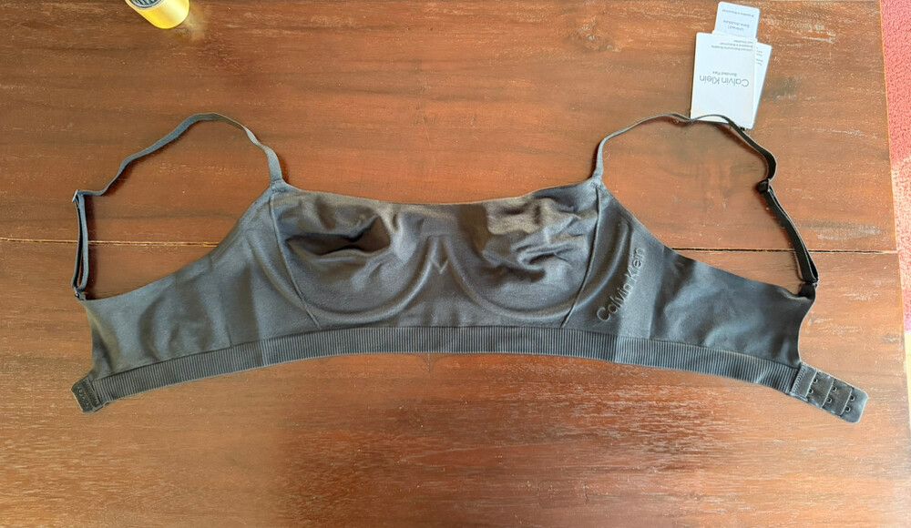 Calvin Klein Unlined Black Bra