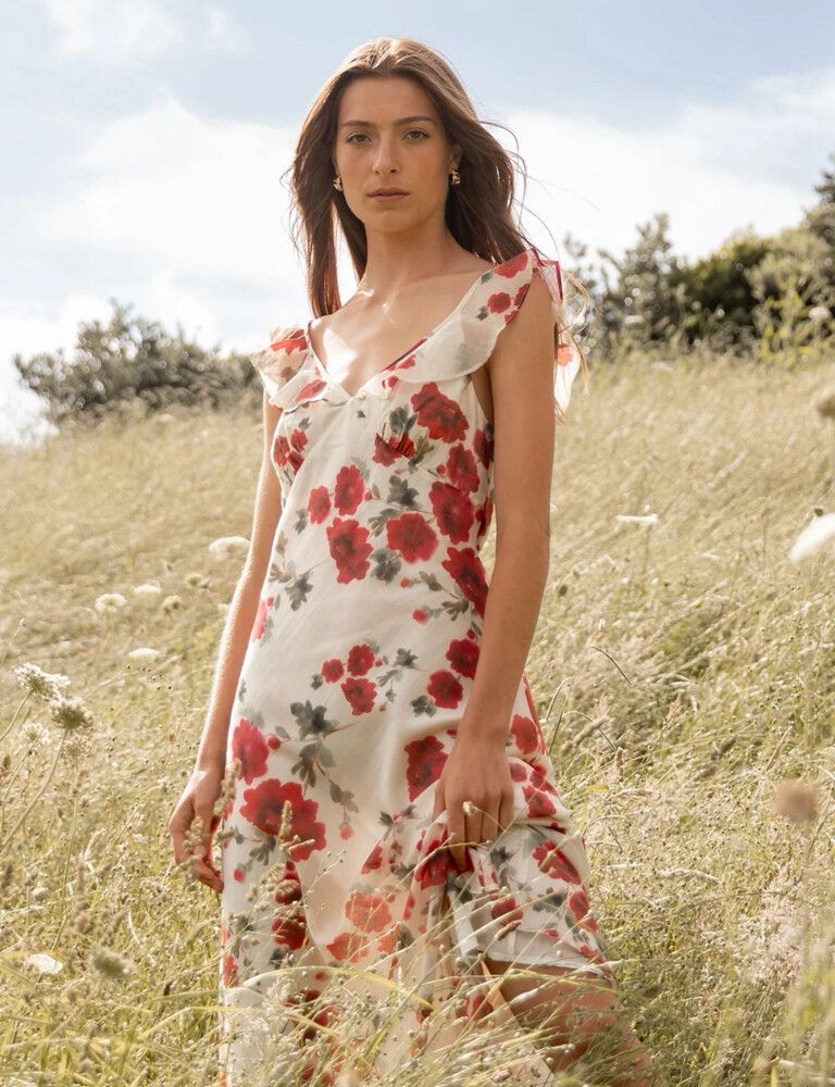 Ivy + Jack Foral Slip Dress