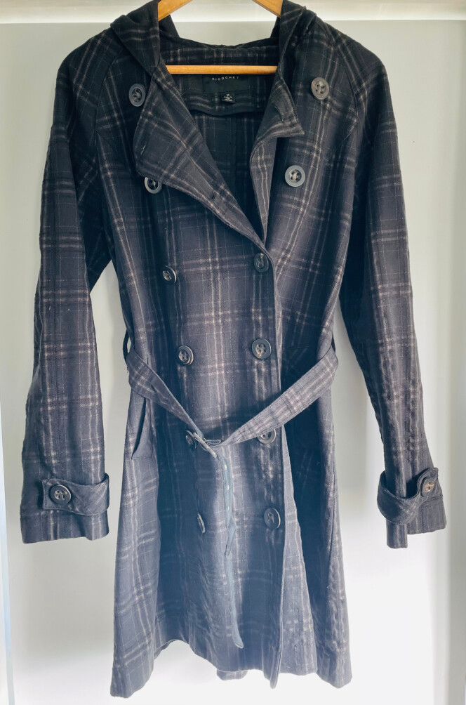 Ricochet Brown Plaid Coat