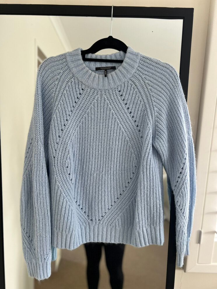 Baby Blue Knit