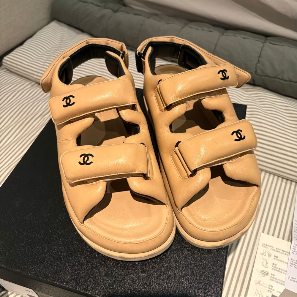 Chanel Puff Dad Sandels