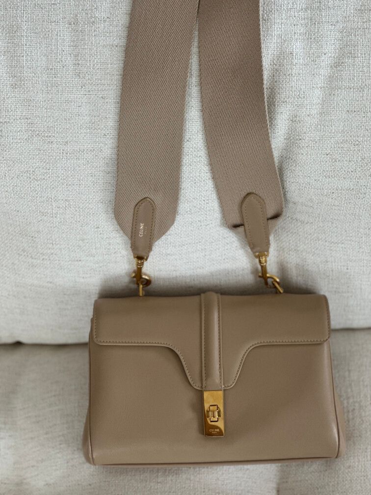 Celine Teen Soft Leather Calfskin Shoulder Bag