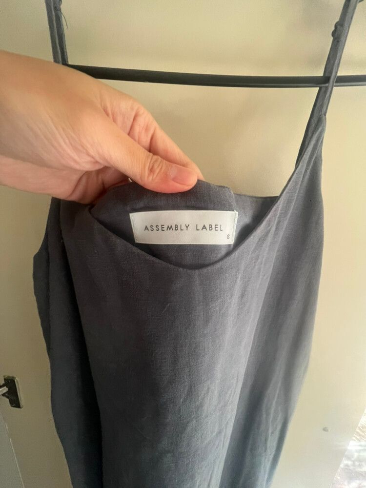 Assembly Label Linen Slip Dress
