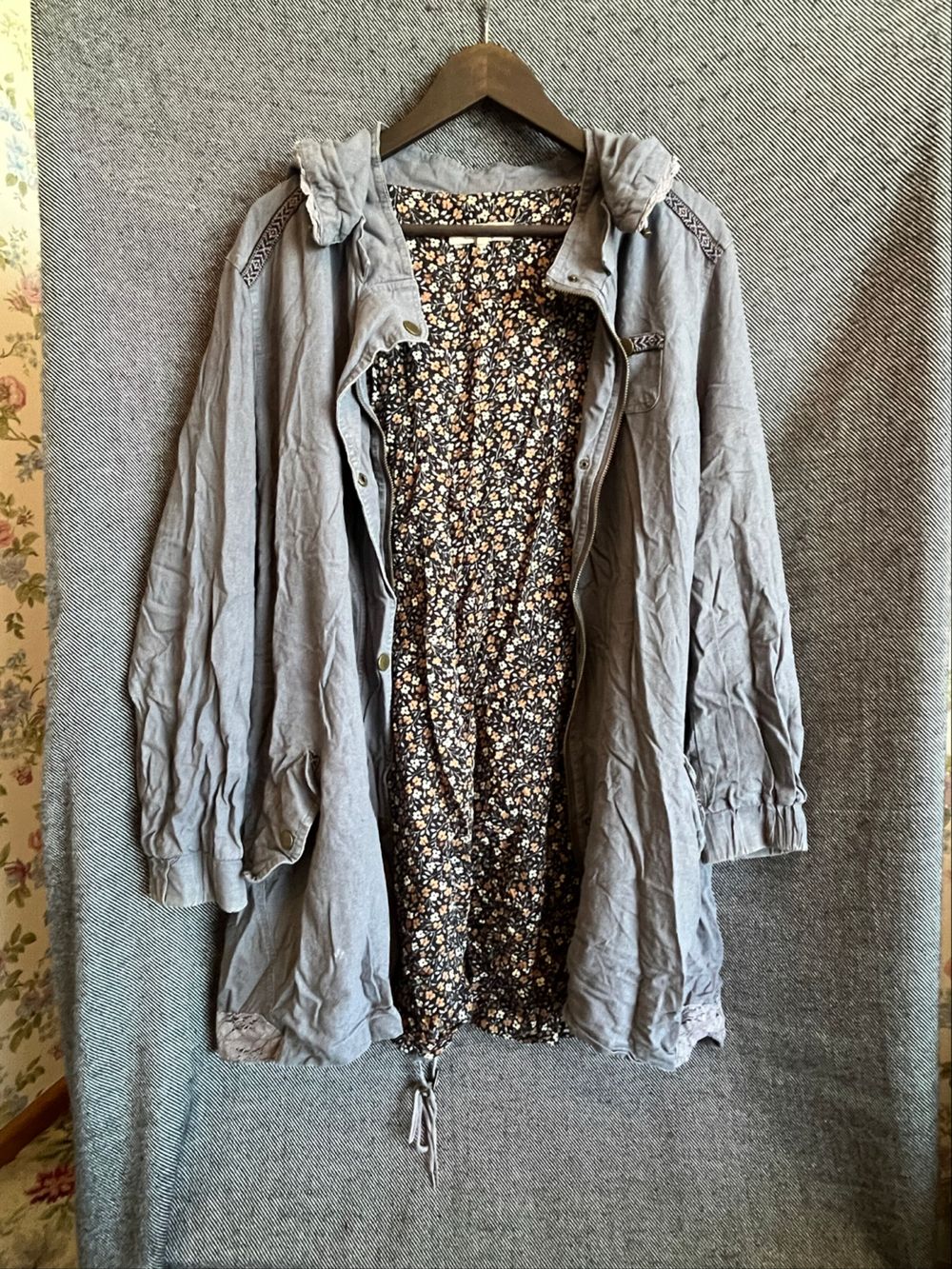 Brain Tree Hemp / Organic Cotton Oversized Parka Jacket