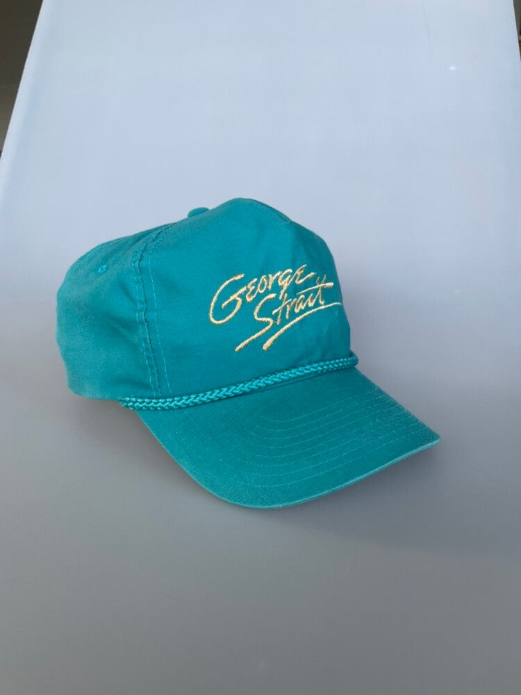 George Strait Turquoise Cap