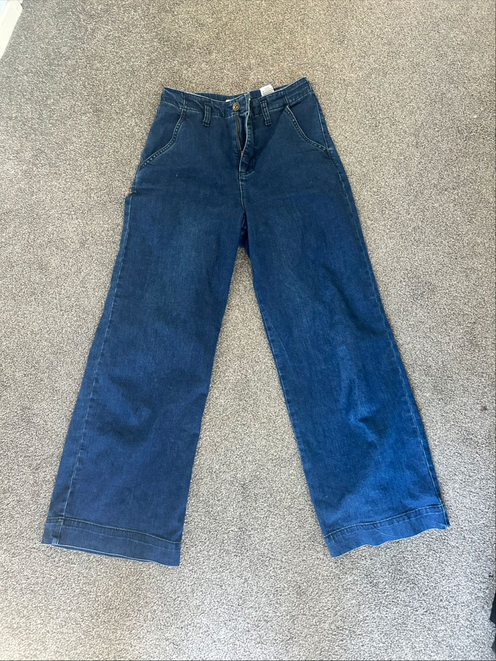 High Rise Denim Republic Blue Jeans
