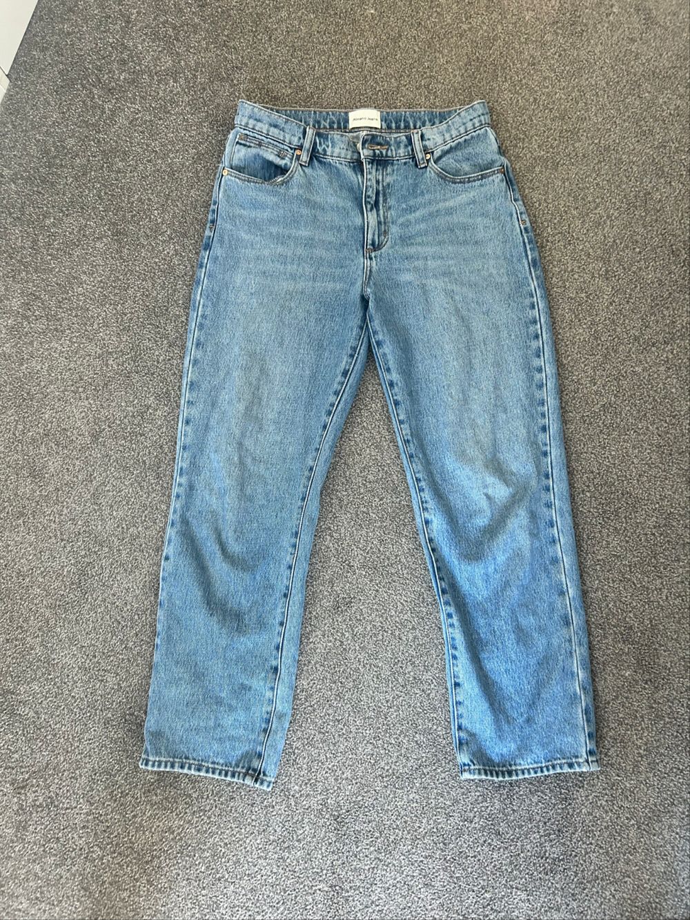 Abrand A'95 Mid Straight Blue Jeans