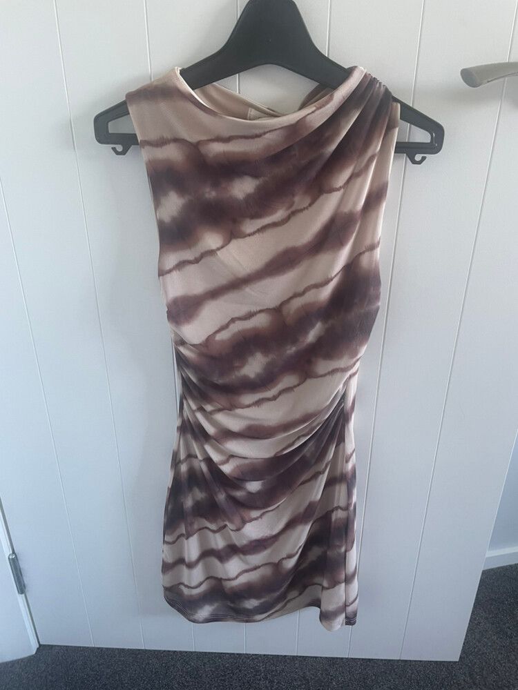Glassons High Neck Ruched Dress