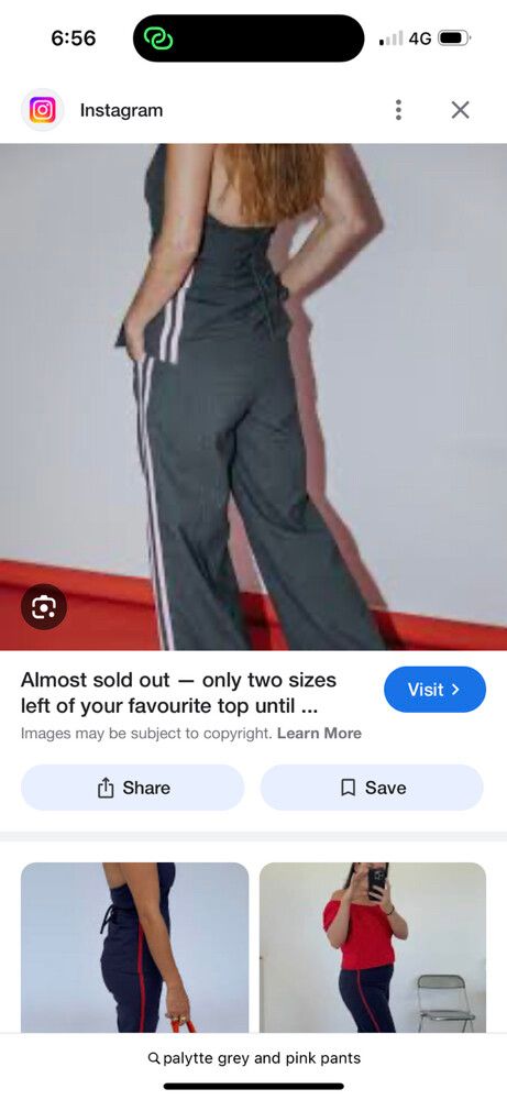 Striped Work Pants