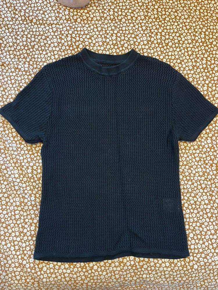 Assembly Label Black Knit Top
