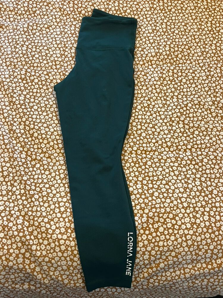 Lorna Jane Green High Waisted Leggings