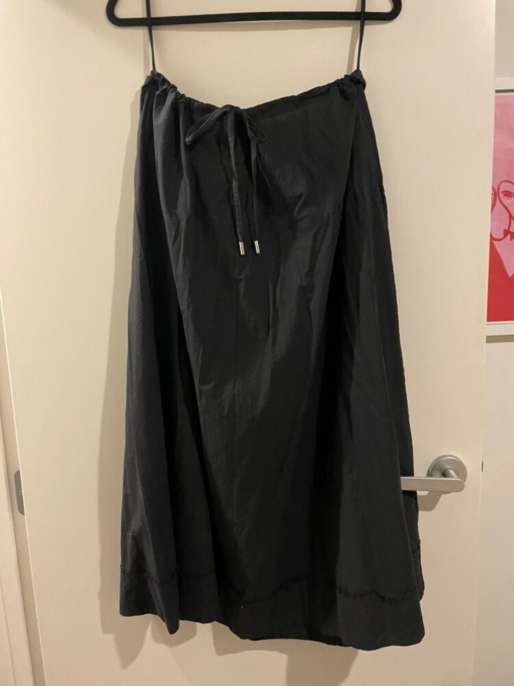 Tie Waist Maxi Skirt
