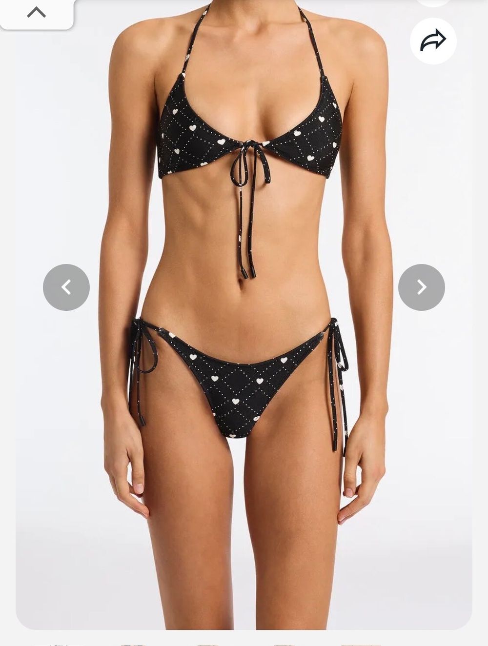 Triangl SOFI - PENY Black Halter Bikini