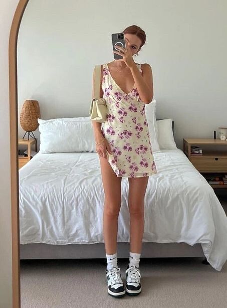 NELLIE MINI DRESS YELLOW FLORAL
