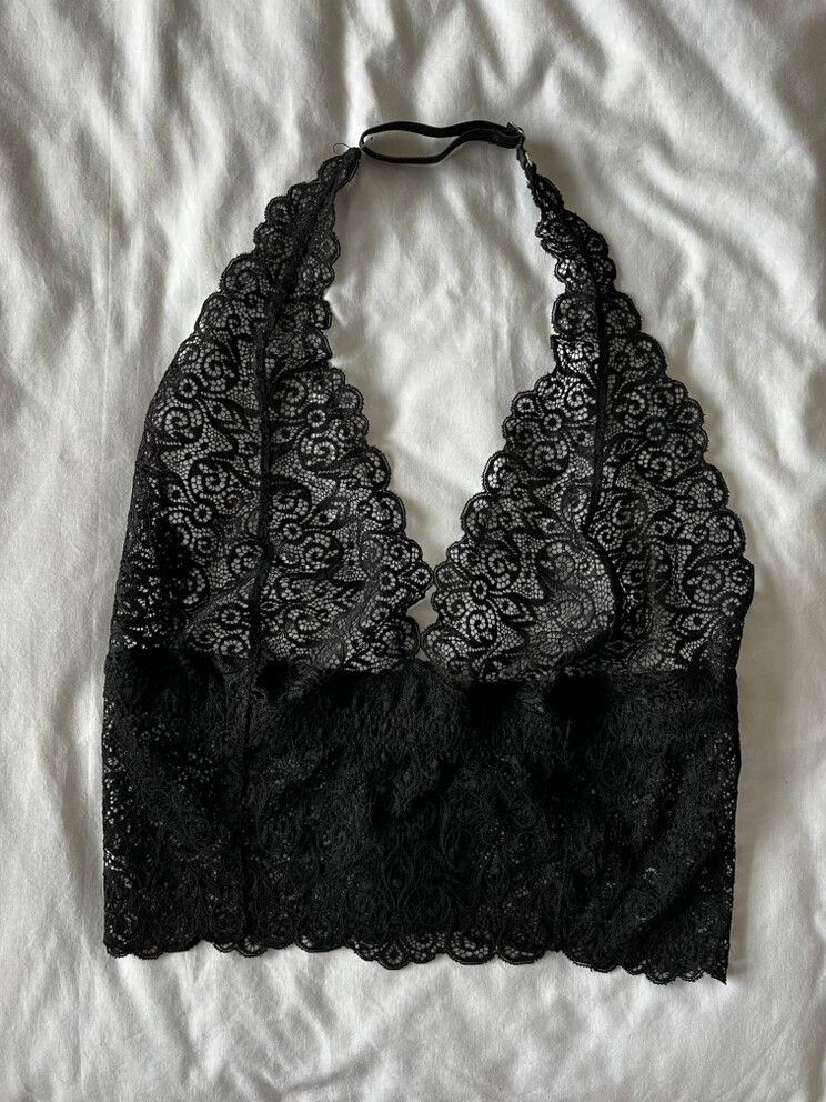 Lonely Black Lace Bralette AUS/NZ 14D