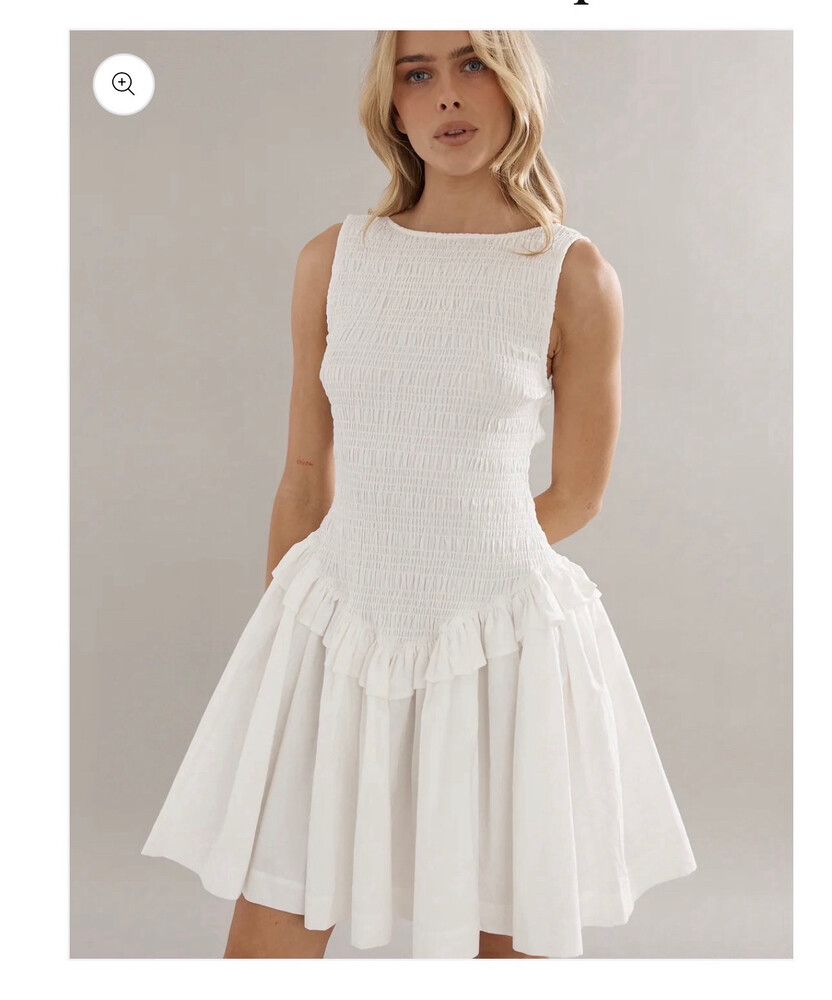Caitlin Crisp - White Cindy Lou Mini on Designer Wardrobe