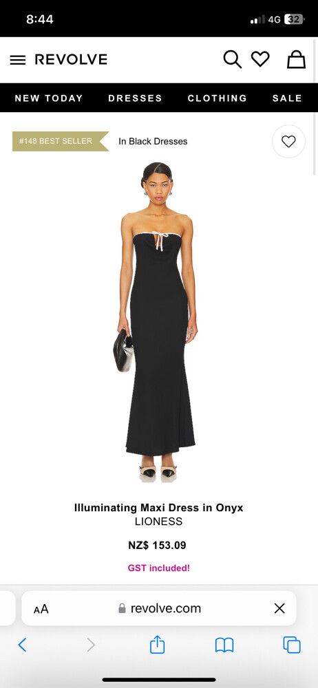 Illuminating Black Maxi Dress