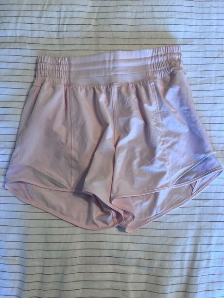 Lululemon Pink Hotty Hot Shorts 4 inch