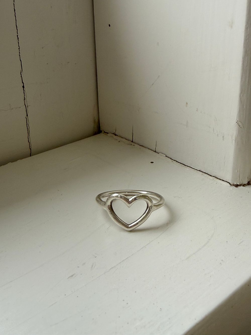Pandora Silver Heart Ring