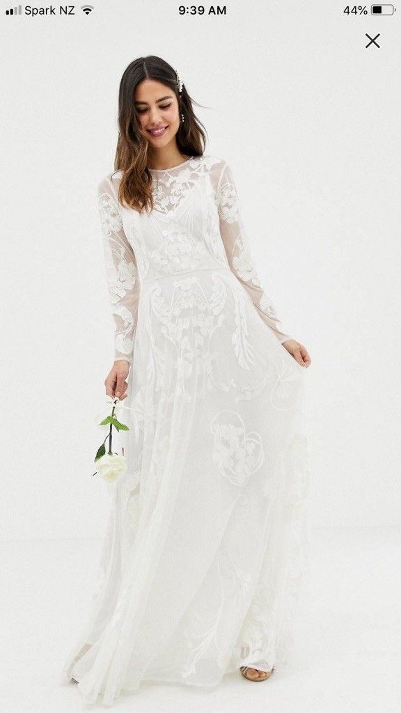 ASOS - Nouveau Embroidered Wedding Dress on Designer Wardrobe