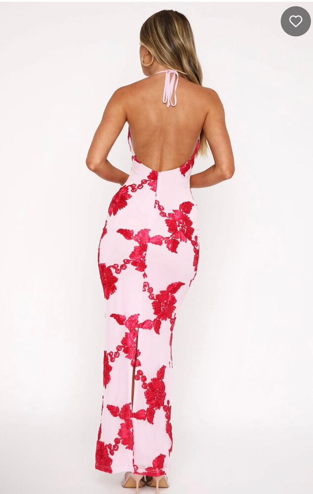 White Fox - Summer Ready Maxi Dress Pink, White Fox on Designer Wardrobe White Fox - Summer Ready Maxi Dress Pink, White Fox on Designer Wardrobe