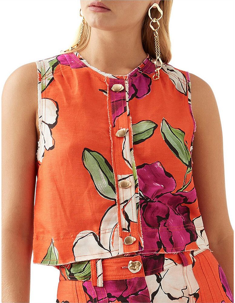 Aje Bessie Shell Vest Top