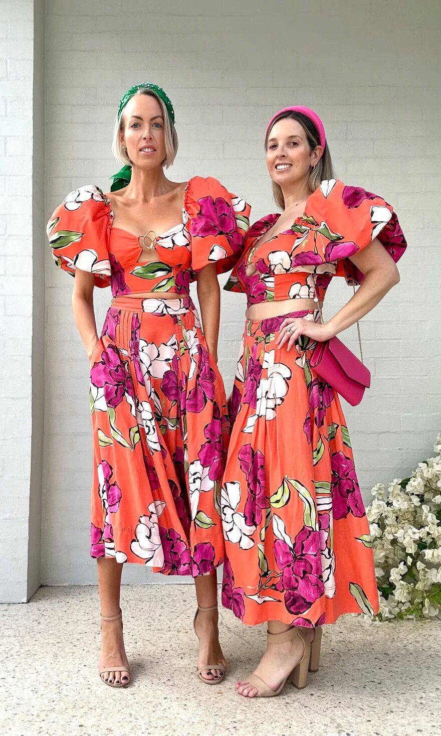 Aje Vivid Camellia Set Size 16 Lewis Skirt Marcel Top