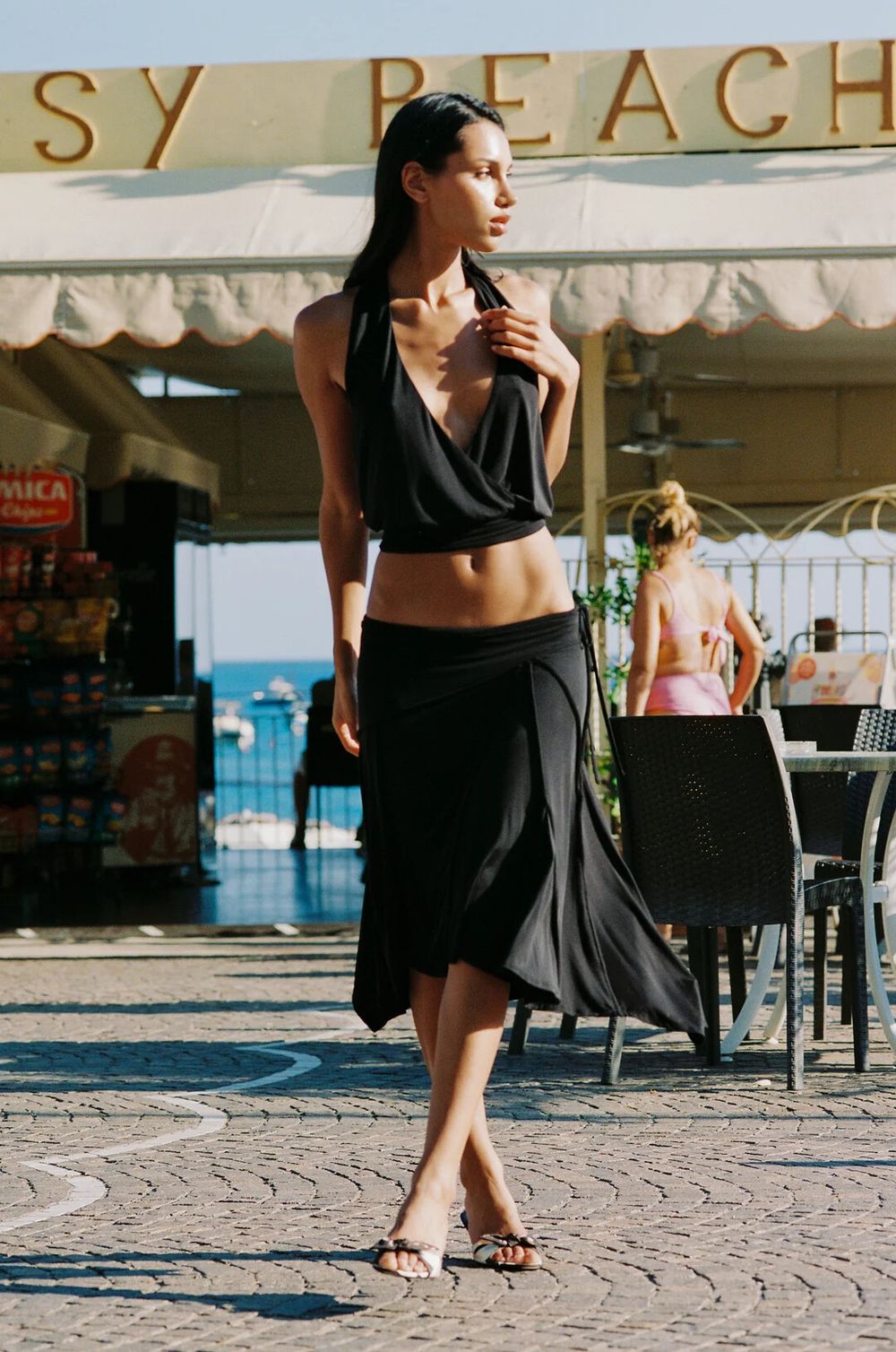 With Jean Sharni Set - Black