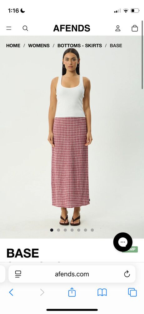 Afends maxi skirt