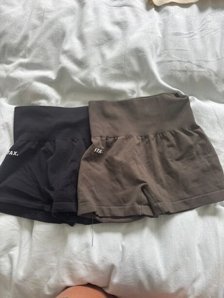 Stax Black & Brown Shorts