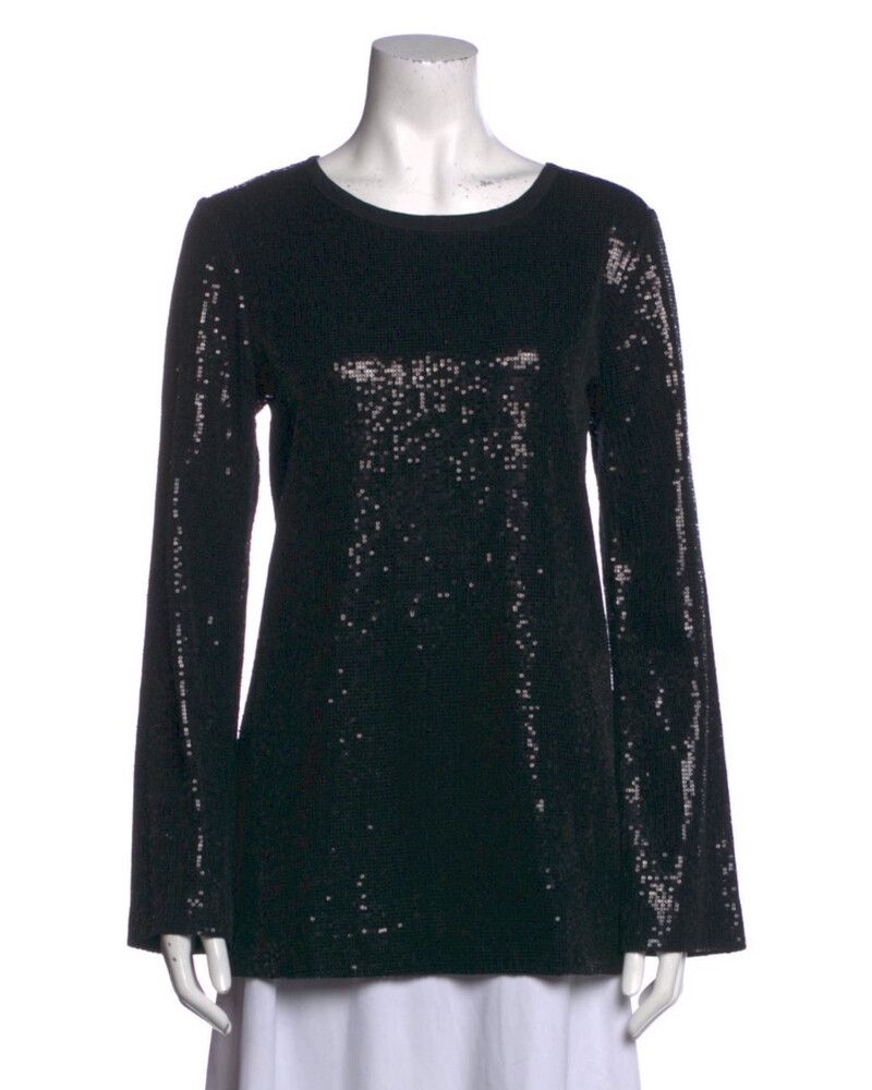 Tory Burch Silk sequin longsleeve