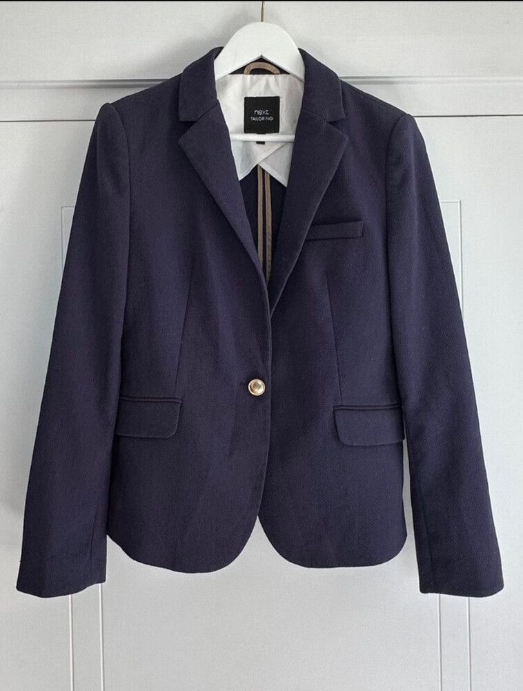 Navy Textured Blazer