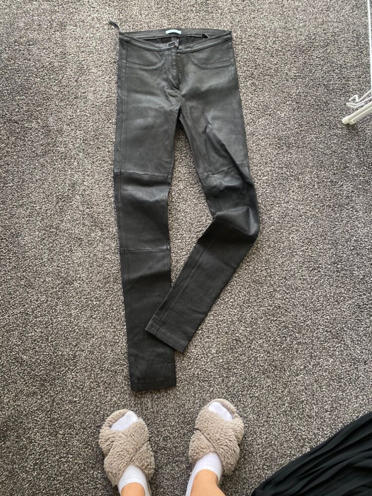 Kookai Black Leather Pants