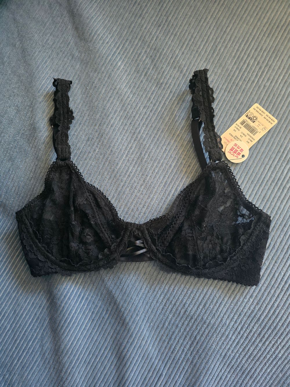 Bras N Things Black Lace Bra