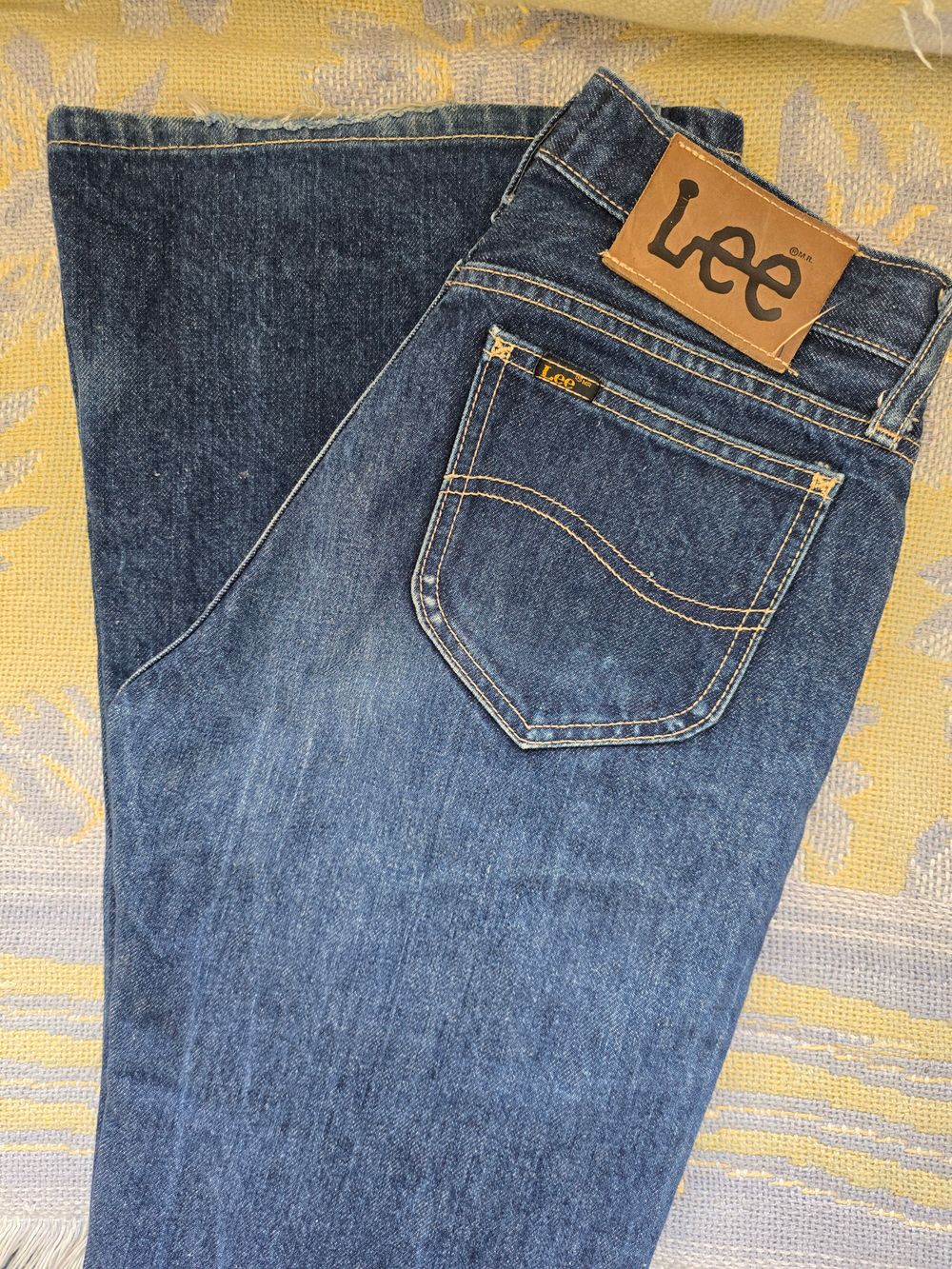 Vintage Lee Blue Super Flare Jeans Size 6/7