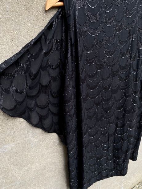 KAREN WALKER SEQUIN CAPE DRESS SZ8