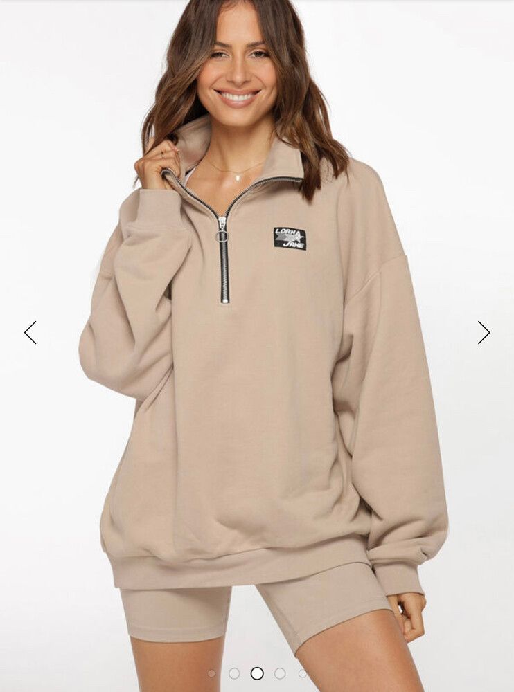 Lorna Jane Quarter Zip & Shorts Set