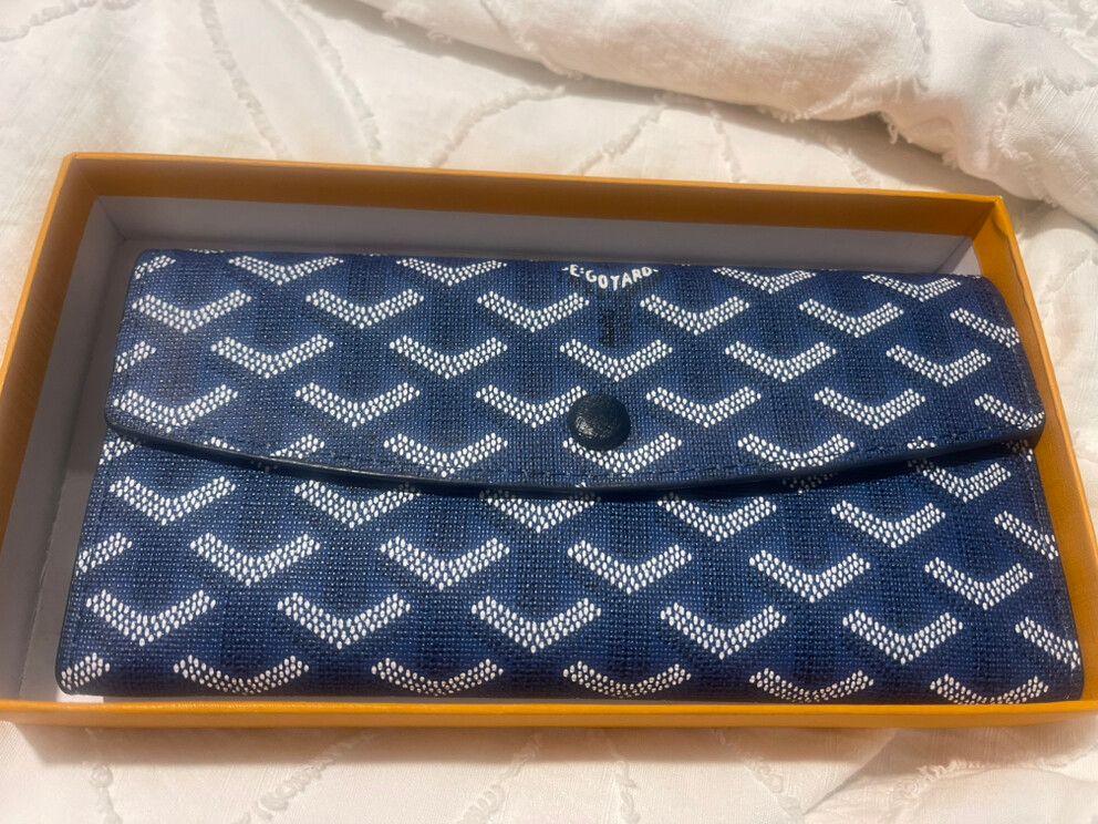 Goyard Blue Wallet
