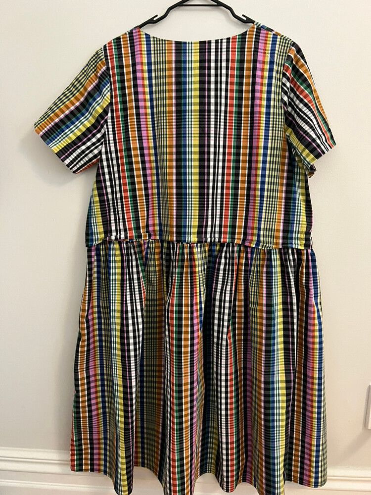 kowtow - Mariette Dress - Checks on Designer Wardrobe kowtow - Mariette Dress - Checks on Designer Wardrobe