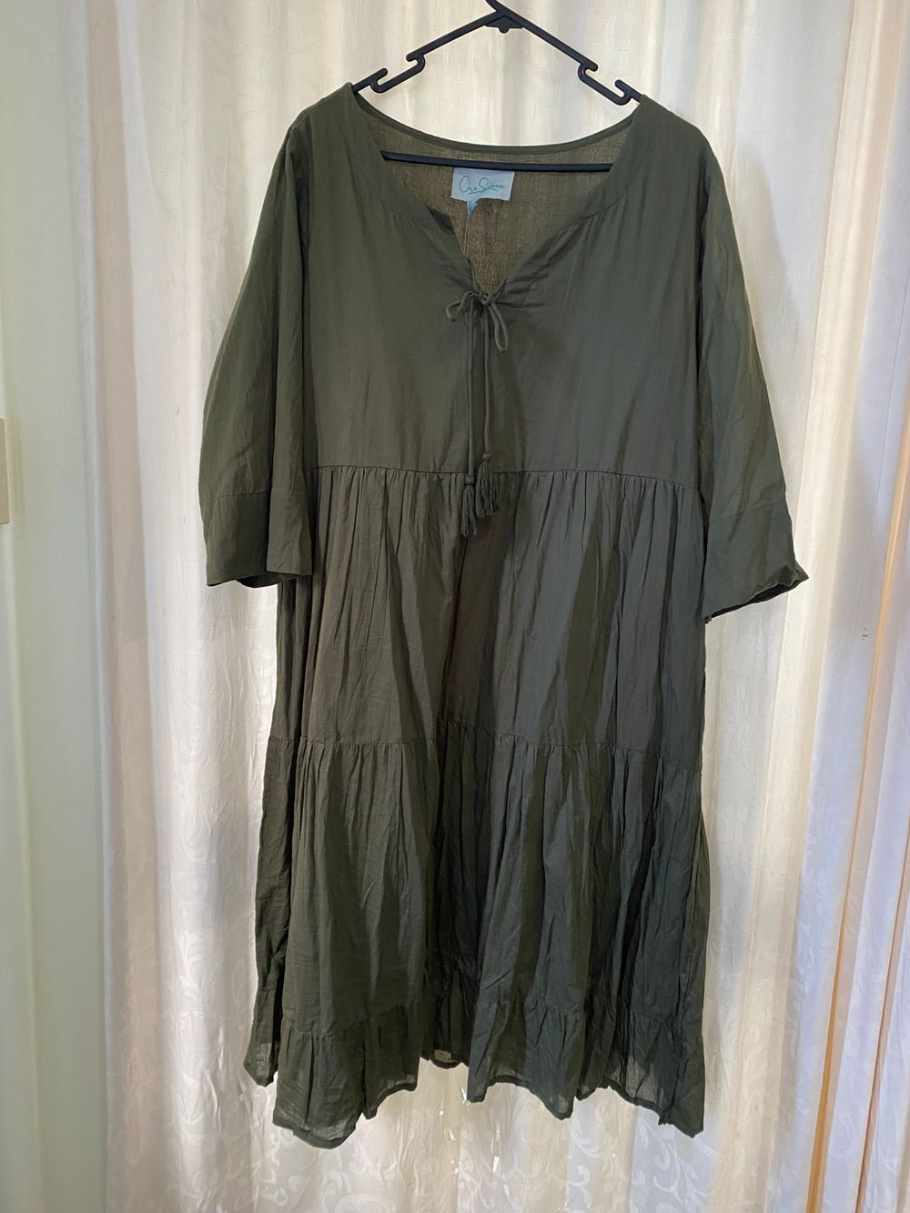One Summer Olive Amber Dress Size 12/L