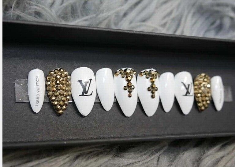 Luxury Press on Nails-Louis
