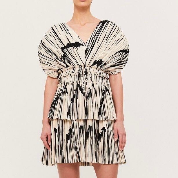 Saba - Perle Mini Dress in Sironi on Designer Wardrobe