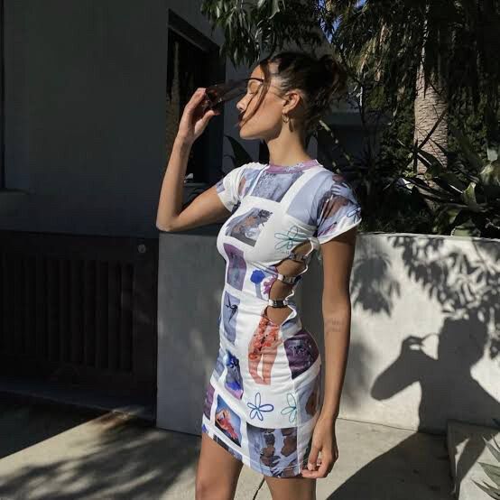 With Jean Morph Mini Dress