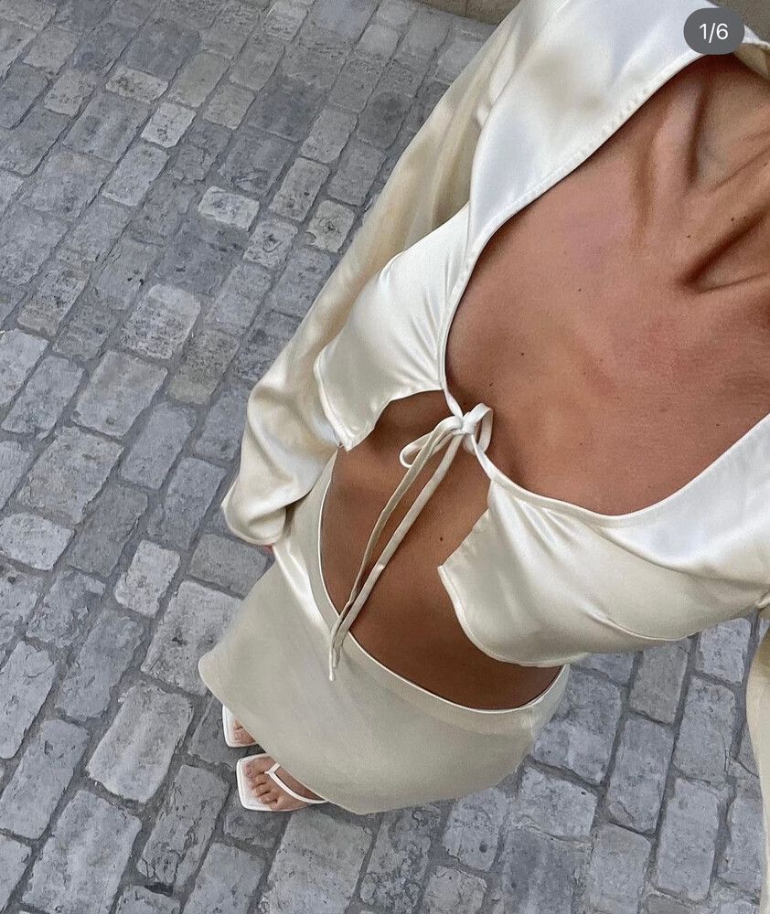Nak-d Fashion Satin 2 piece set