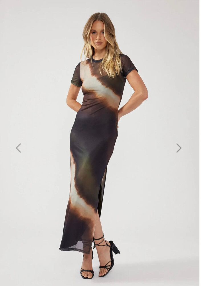 Perfect Stranger - Mesh Midi Dress on Designer Wardrobe