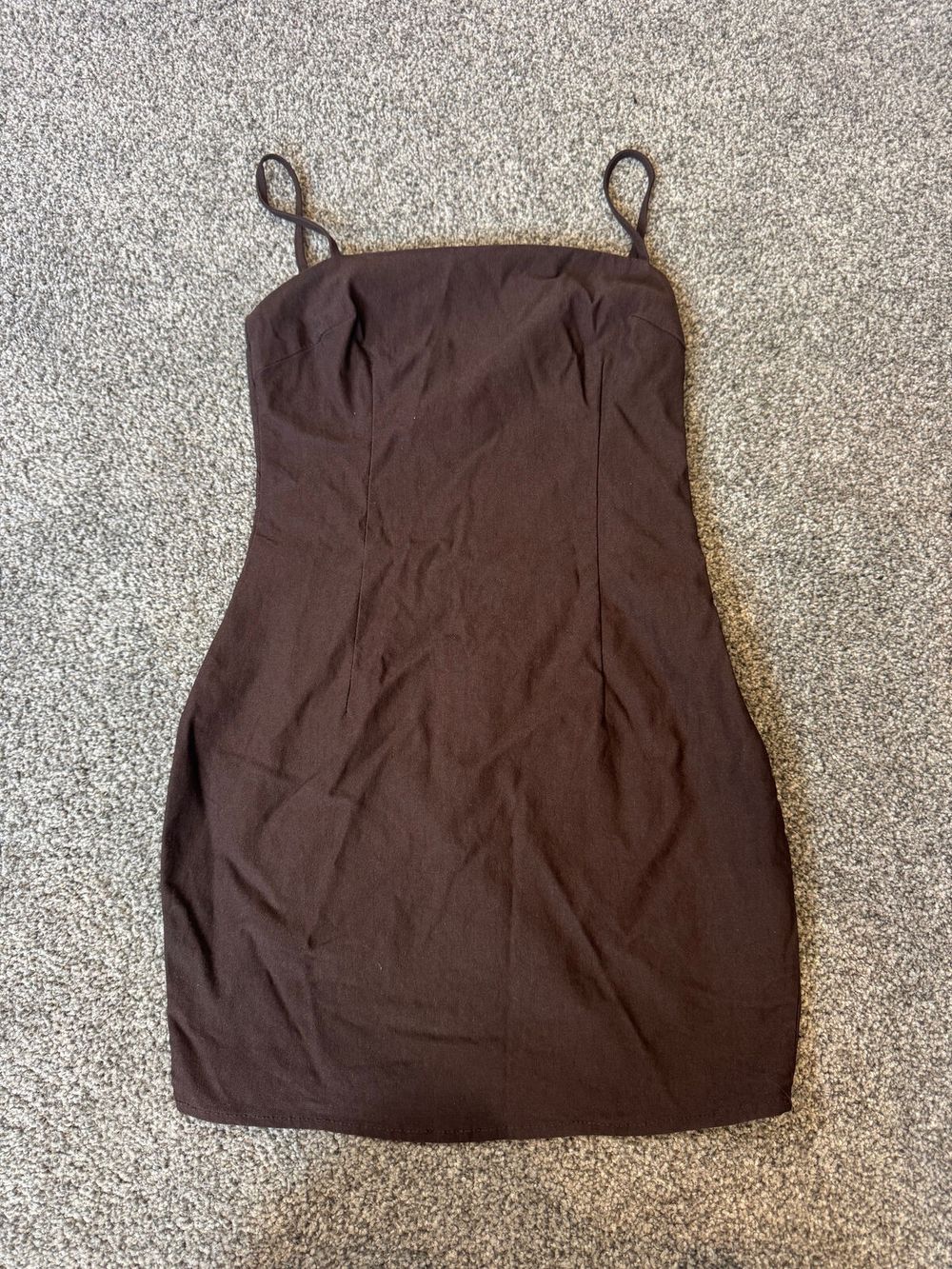 Motel Rocks - Motel Brown Mini Dress on Designer Wardrobe Motel Rocks - Motel Brown Mini Dress on Designer Wardrobe